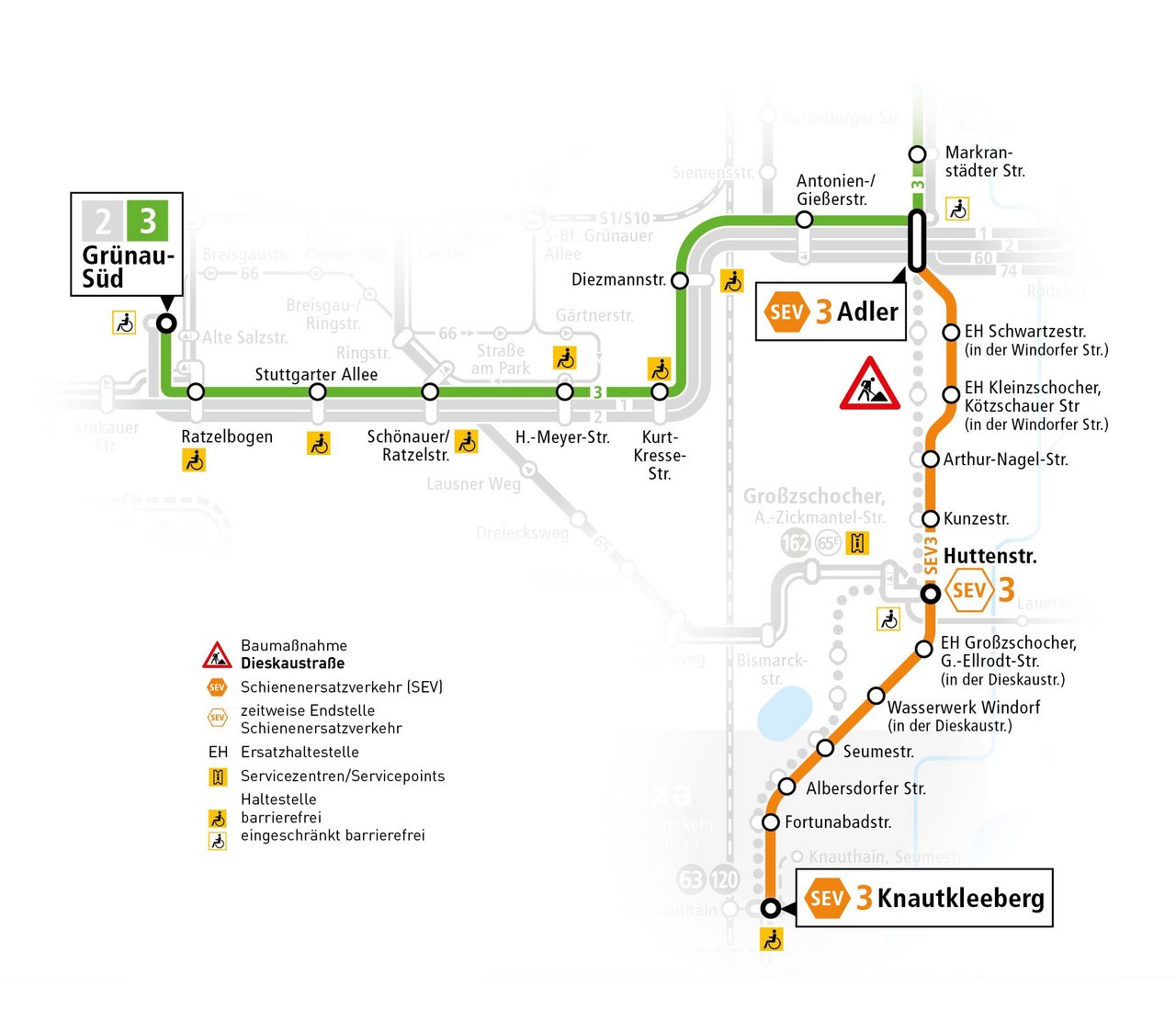 Baumaßnahme Dieskaustraße ÖPNV-Plan Baumaßnahme Dieskaustraße ÖPNV-Plan