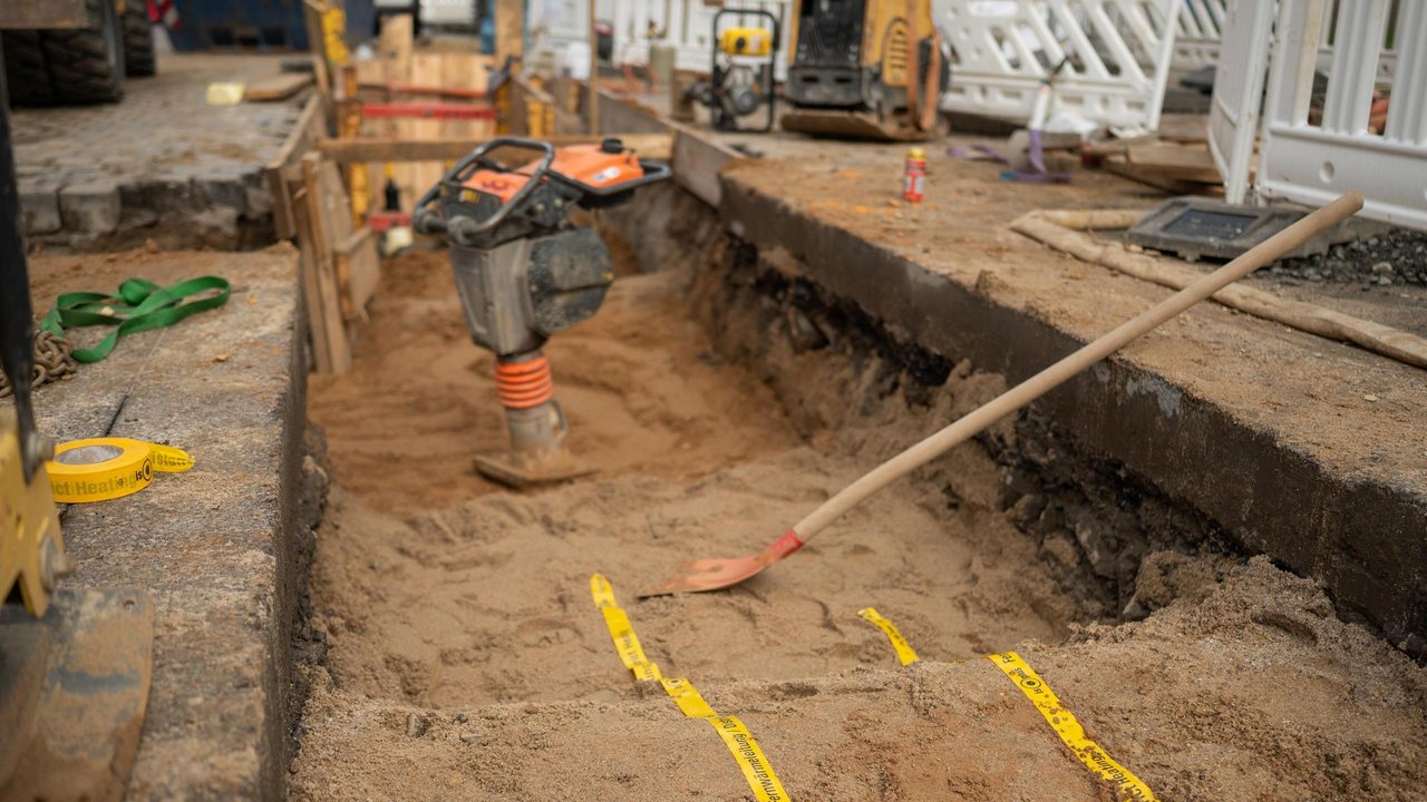 Baustelle in der Südvorstadt