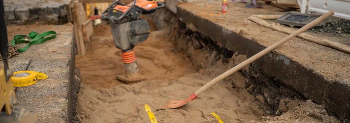Baustelle in der Südvorstadt