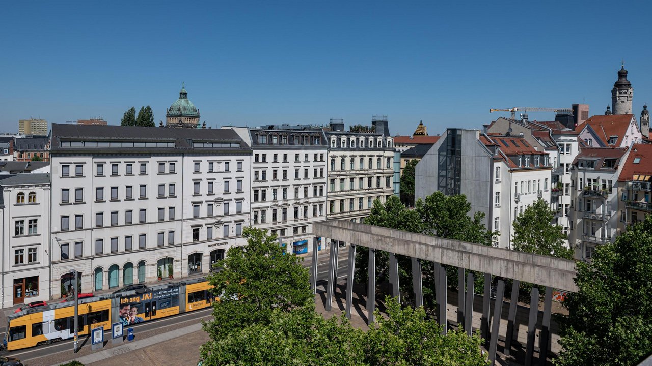 Blick auf Leipziger Sommerkino