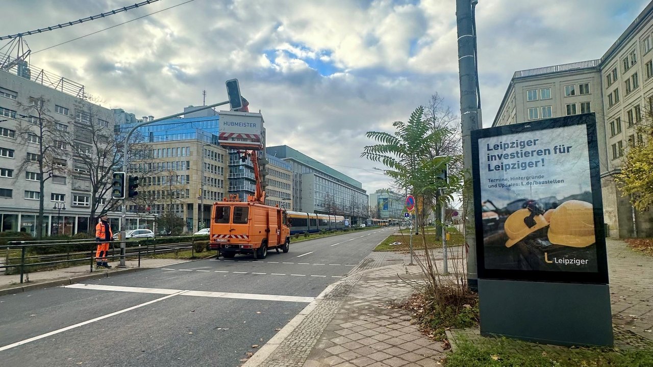 Letzte Arbeiten am Georgiring 