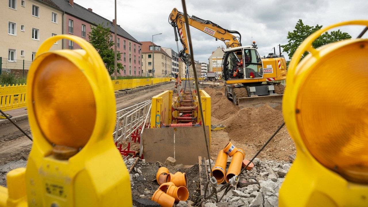 Baustelle in der Dieskaustrasse
