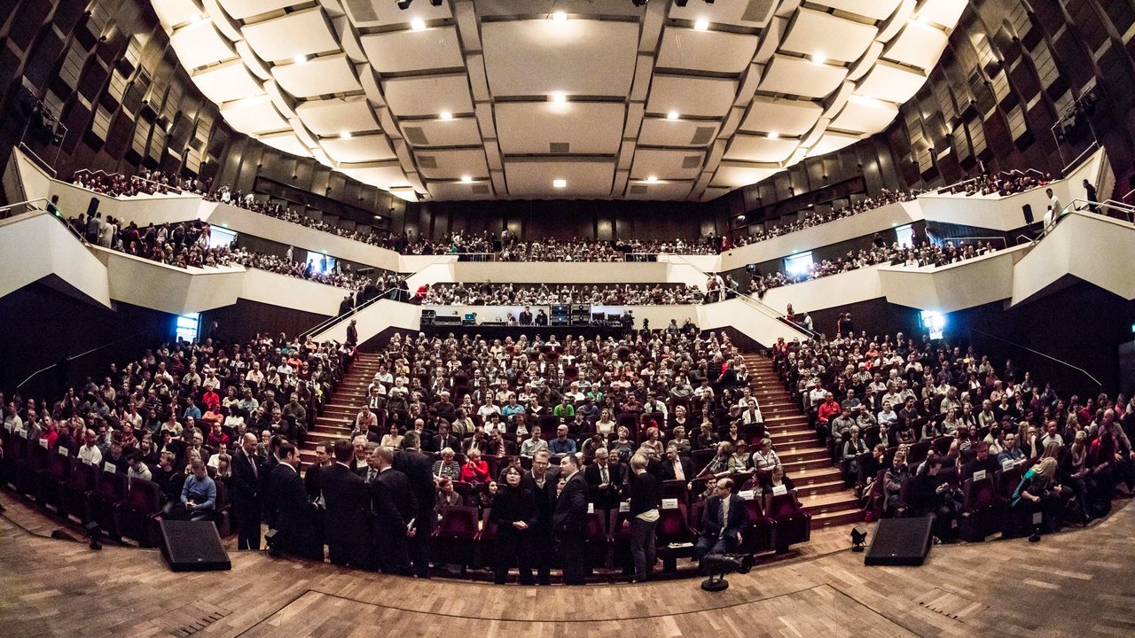 Konzertsaal mit Publikum im Gewandhaus zu Leipzig