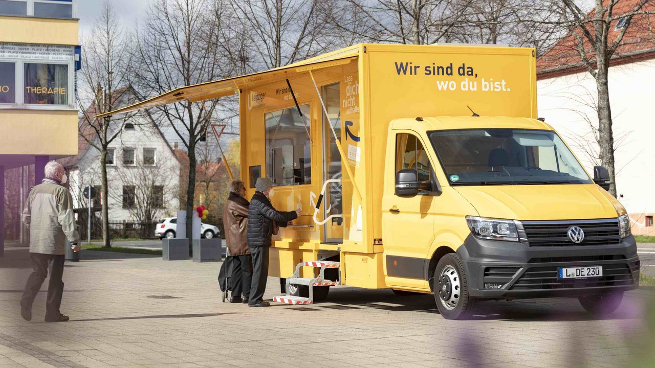 Verkehrsbetriebe Service-mobil Beratung Service-mobil im Einsatz