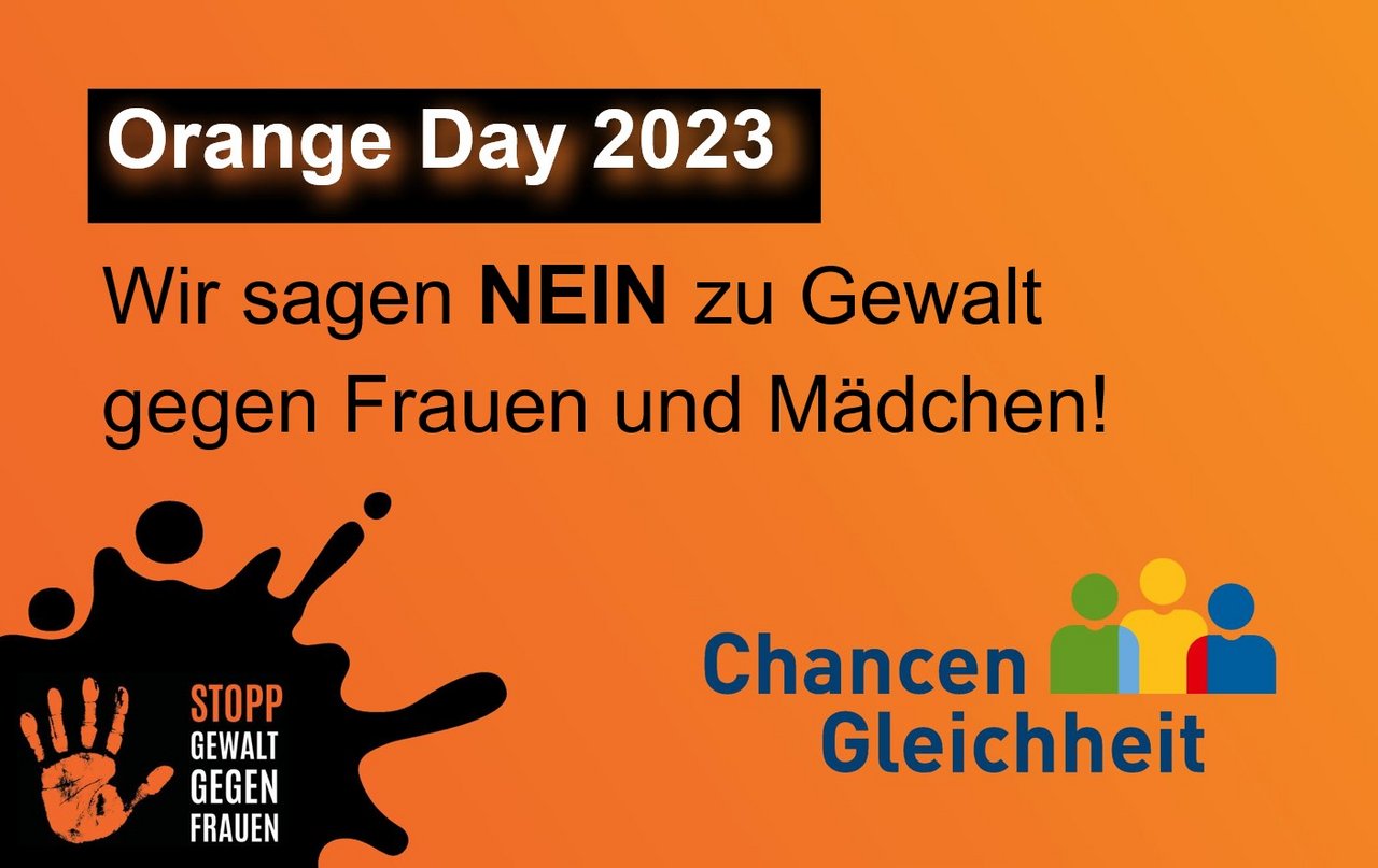 Orange Day 2023: Wir sagen NEIN zu Gewalt gegen Frauen und Mädchen!
