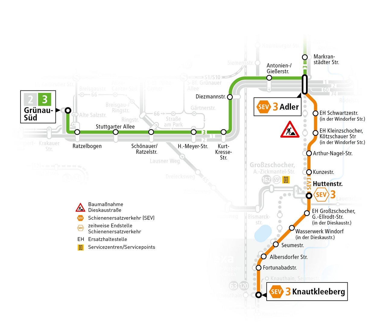 Baumaßnahme Dieskaustraße ÖPNV-Plan Baumaßnahme Dieskaustraße ÖPNV-Plan