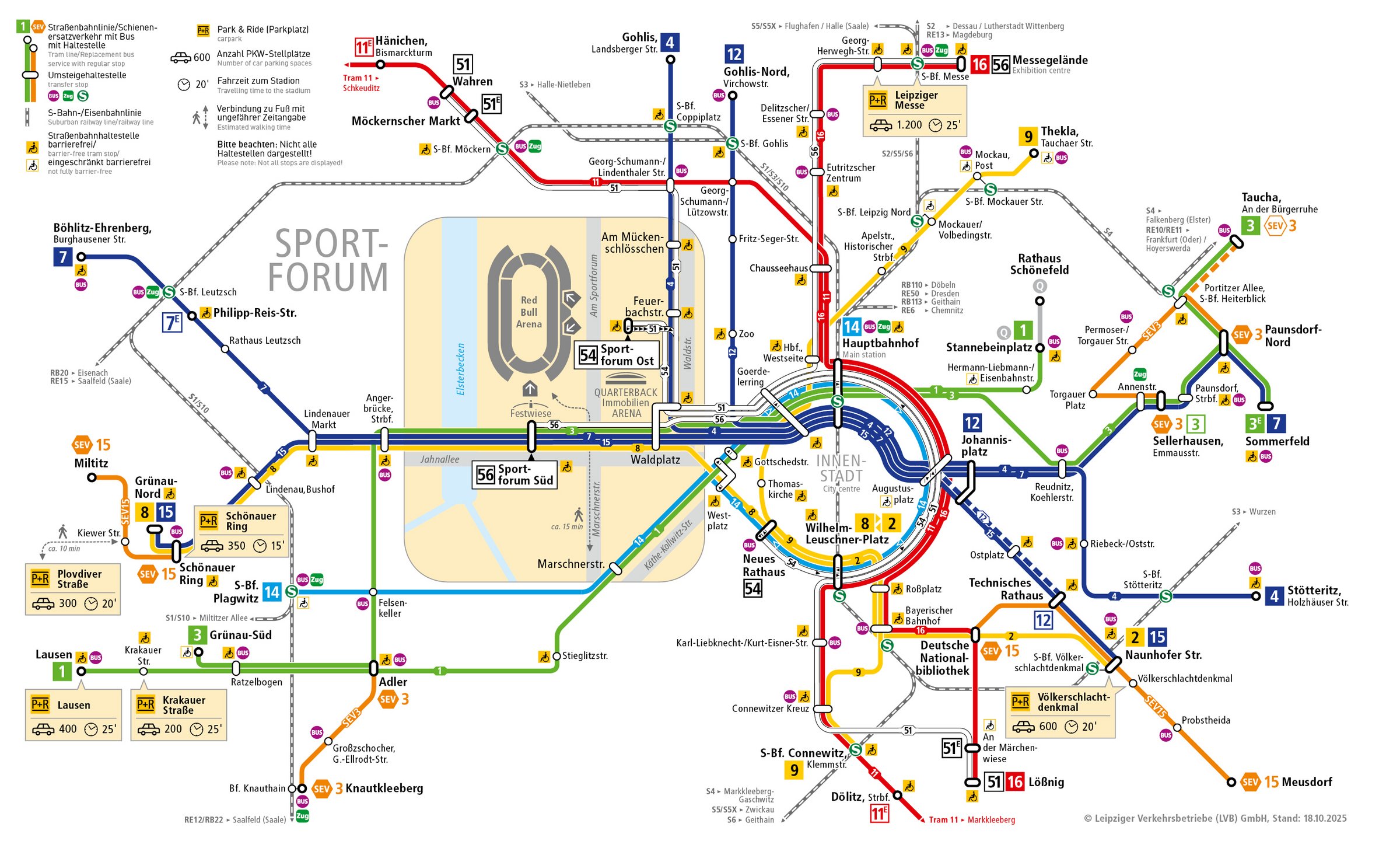 Veranstaltungsnetzplan ab 18. Oktober 2025 Veranstaltungsnetzplan ab 18. Oktober 2025
