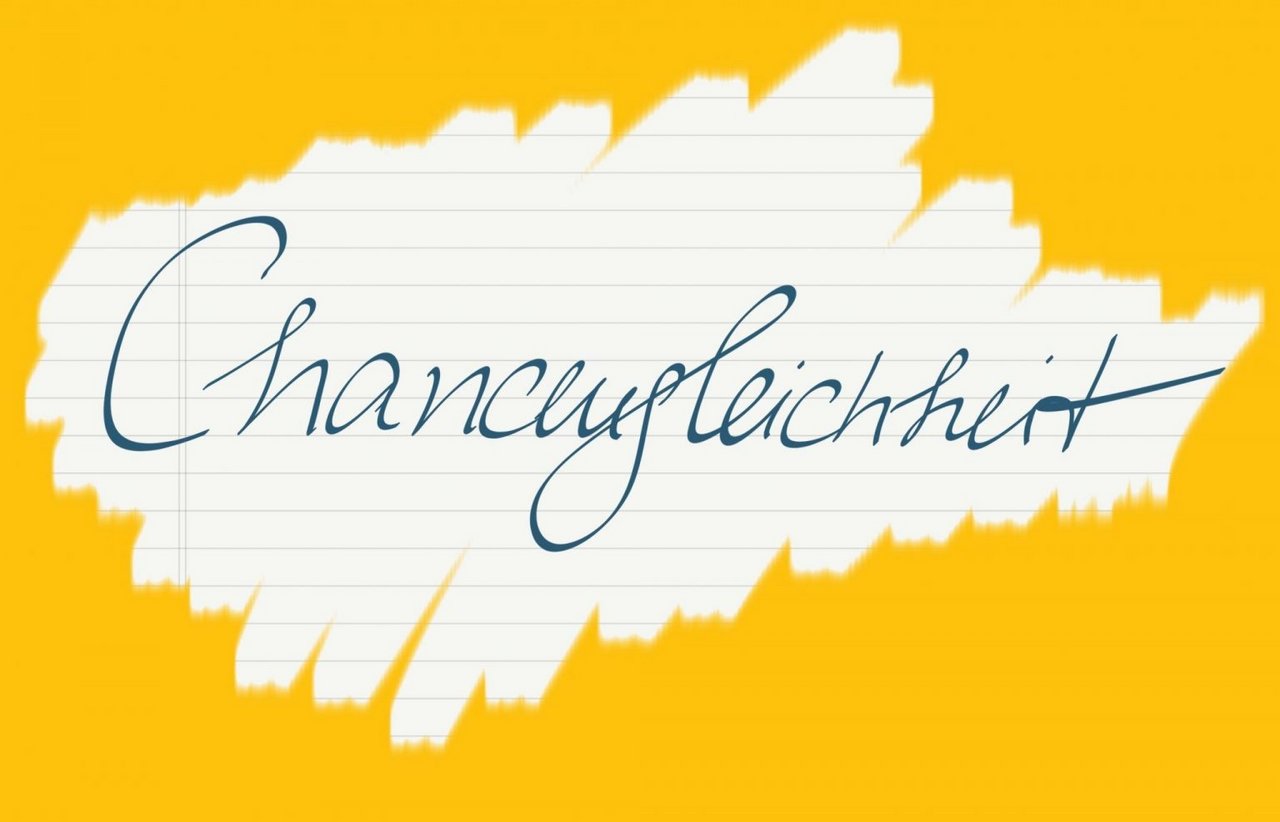 Schriftzug "Chancengleichheit" 