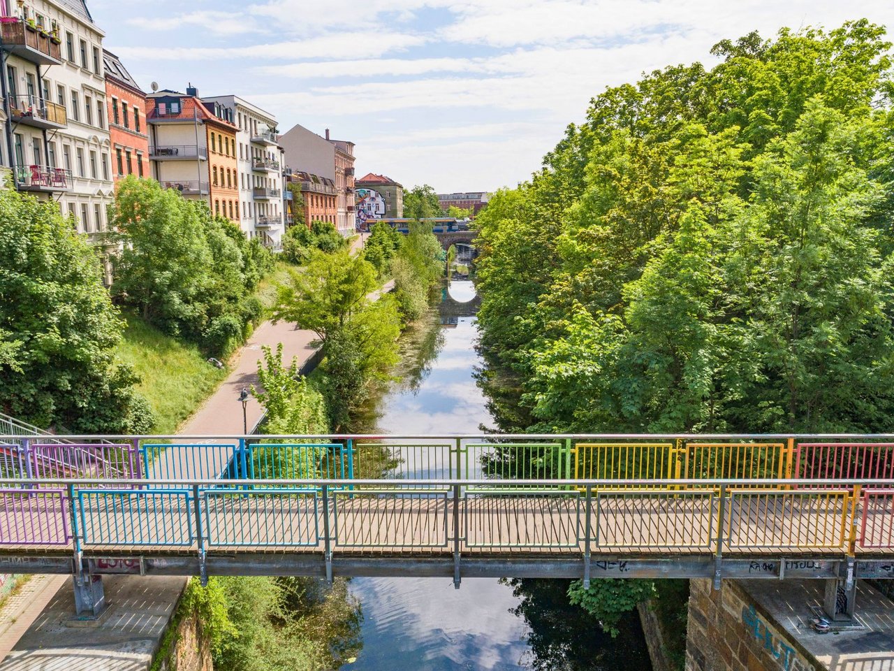 die Elster durch Leipzig
