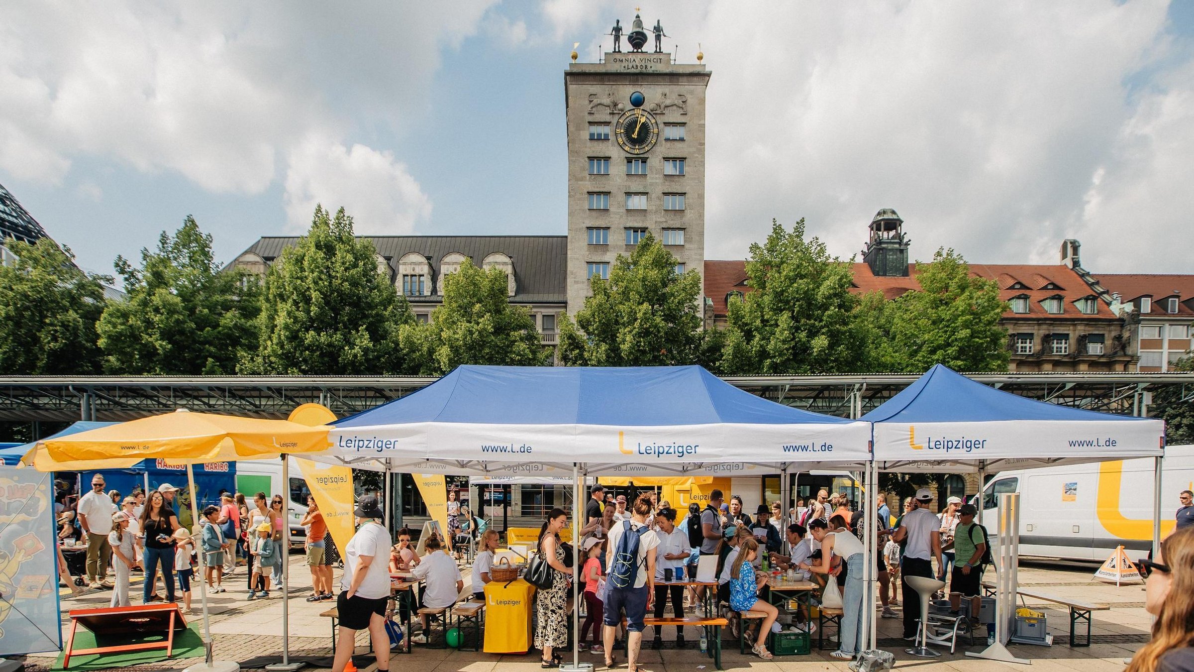 Überblick über das Kinderfestival der Leipziger Gruppe