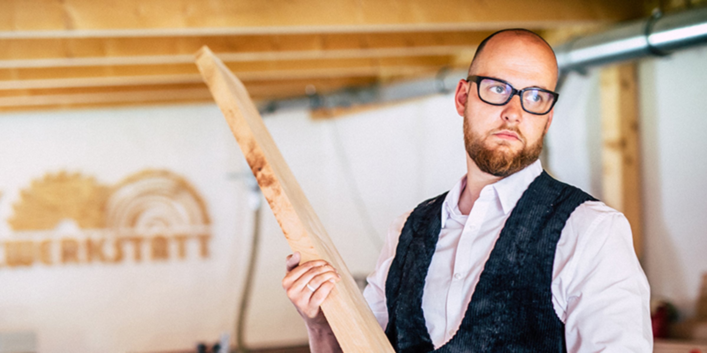 Alexander Ondruschka von der DIY-Holzwerkstadt